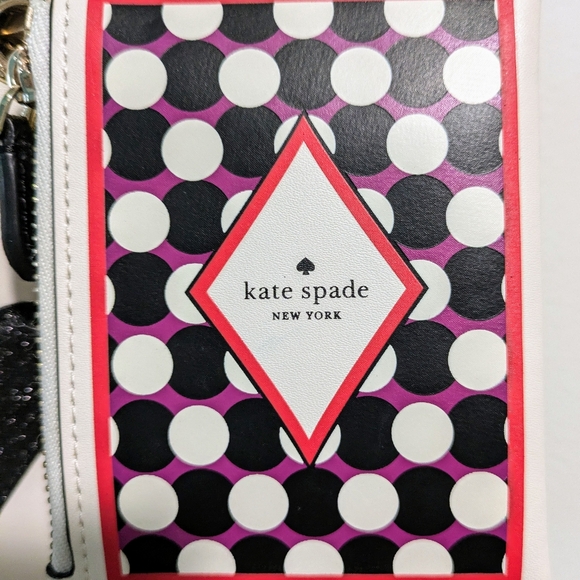 Kate Spade Lucky Draw Triple Pouch and Keychain - Picture 3 of 16